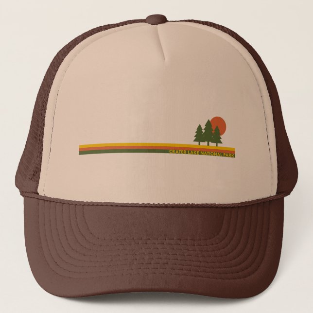 Krater Nationalpark California Truckerkappe (Vorderseite)
