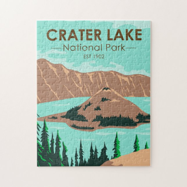  Krater Nationalpark California Vintag (Vertikal)