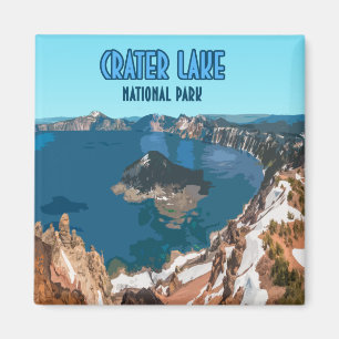 Krater Nationalpark California Vintag Magnet