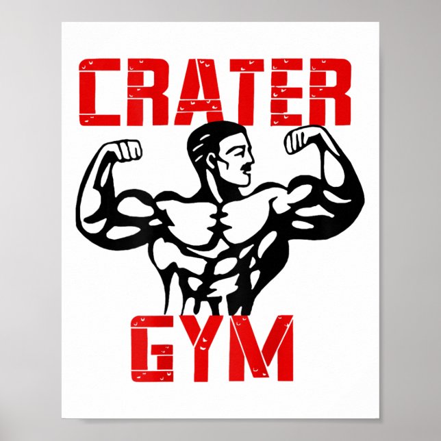 Krater-Turnhalle Poster (Vorne)