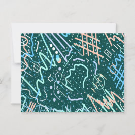 Krater und Kometen Postkarte