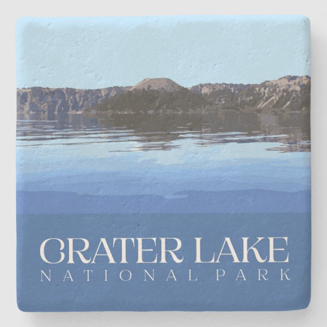 Krater Untersetzer, Nationalpark Stone Untersetzer (Vorderseite)