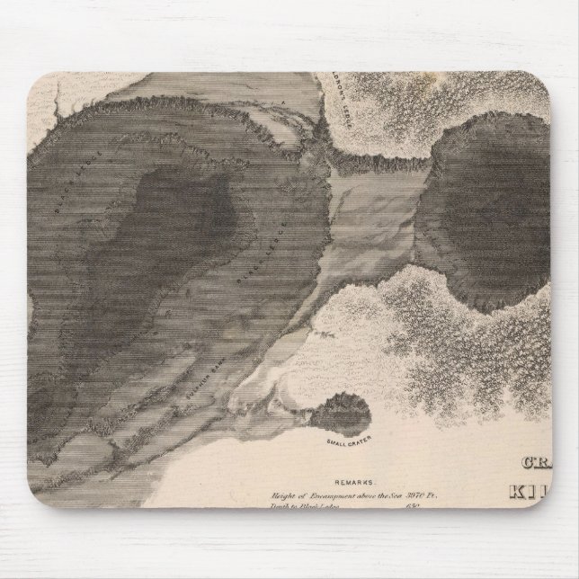 Krater von Kilauea, Hawaii Mousepad (Vorne)