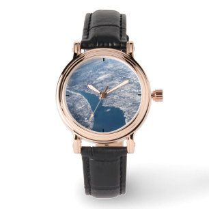 Krater von Manicouagan und der Fluss St. Lawrence Armbanduhr