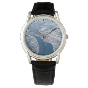 Krater von Manicouagan und der Fluss St. Lawrence Armbanduhr