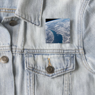 Krater von Manicouagan und der Fluss St. Lawrence Button