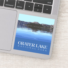 Kratersee-Aufkleber, Nationalpark Decal Aufkleber