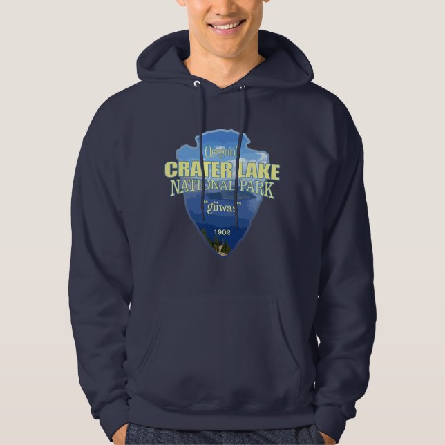 Kratersee NP (Pfeilspitzen) Hoodie (Vorderseite)
