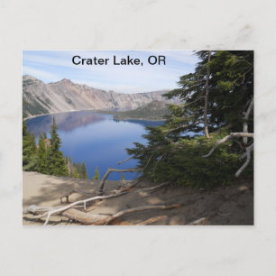 Kratersee, OR Postkarte