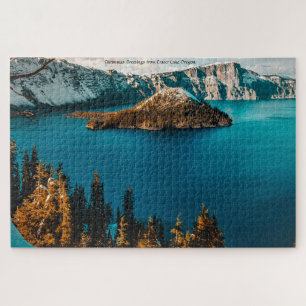 Kratersee Oregon. Jigsaw Puzzle