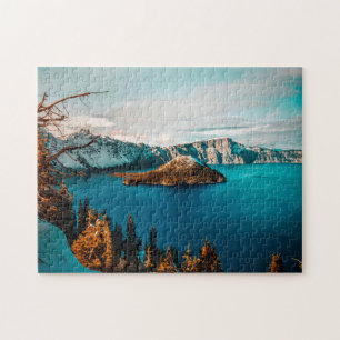 Kratersee Oregon. Jigsaw Puzzle