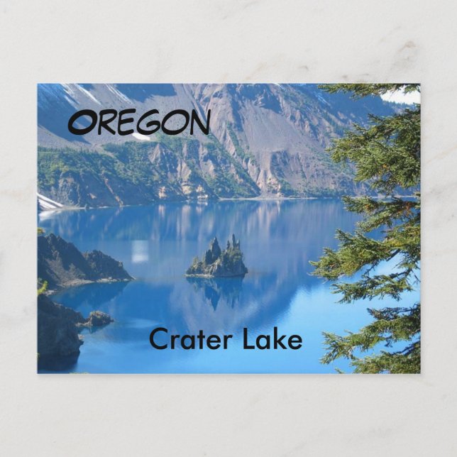Kratersee, Oregon Postkarte (Vorderseite)