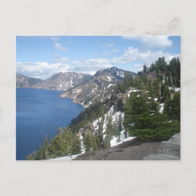 Kratersee Postkarte (Vorderseite)