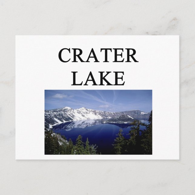 Kratersee Postkarte (Vorderseite)