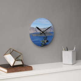 Kratersee Runde Wanduhr