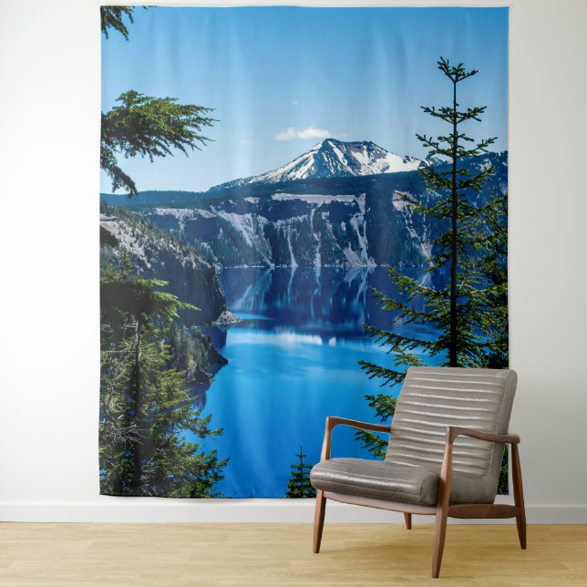 Kratersee // Unglaubliche Sicht auf den Nationalpa Wandteppich (Beispiel)