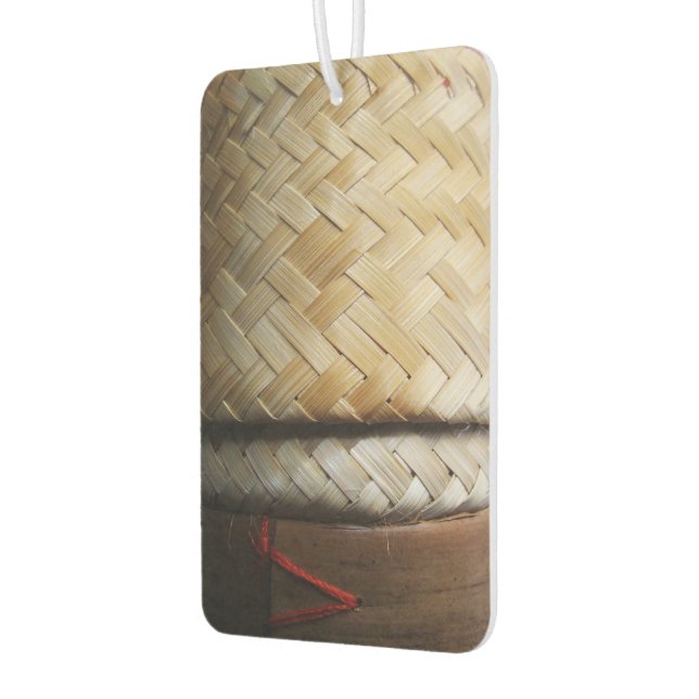 Kratip Thai Lao Isan Bamboo Rice Basket Autolufterfrischer (Links)