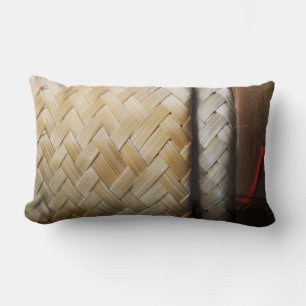 Kratip Thai Lao Isan Bamboo Rice Basket Lendenkissen