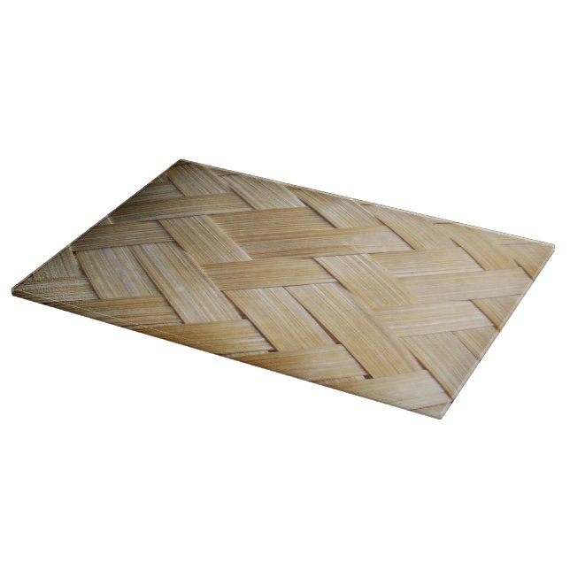 Kratip Thai Lao Isan Bamboo Rice Basket Schneidebrett (Ecke)