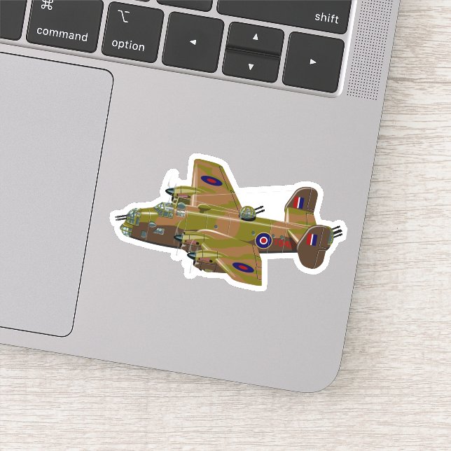 Kratoon Retrobomber Aufkleber (Detail)