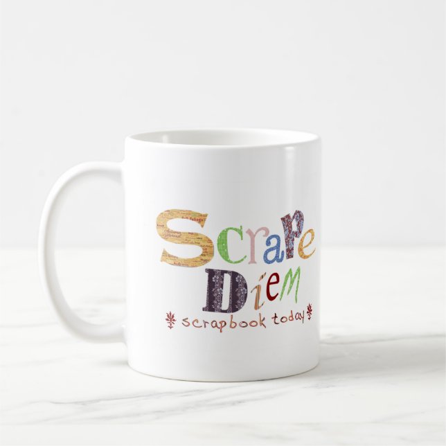 Kratzen Diem (Scrapbooking) Kaffeetasse (Links)