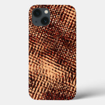 Kratzen mit dicken Kreuzen in Orange mit Schatten