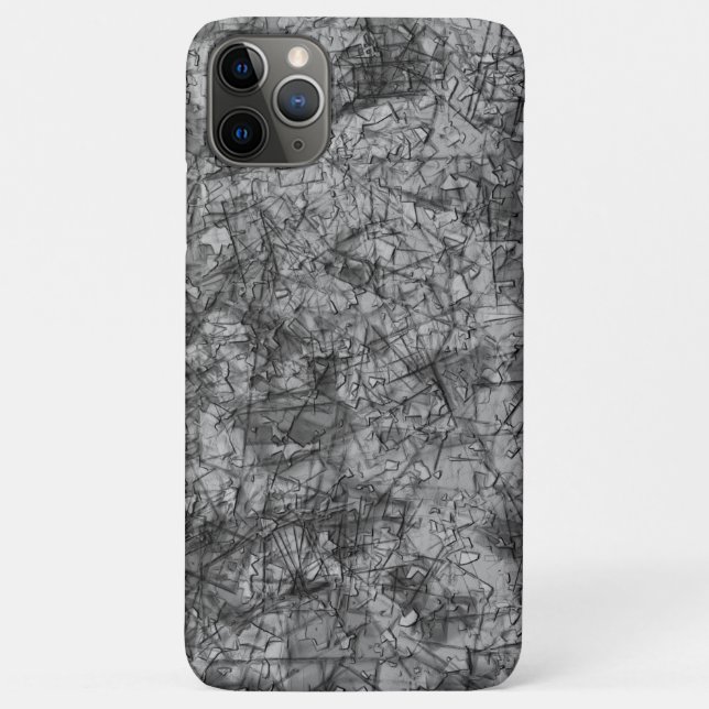 Kratzer auf einem leicht gepunkteten Grau Case-Mate iPhone Hülle (Rückseite)