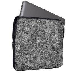 Kratzer auf einem leicht gepunkteten Grau Laptopschutzhülle