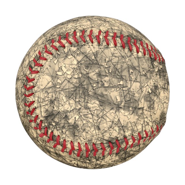 Kratzer auf einem leicht gepunkteten Khaki Baseball (Vorderseite Links)