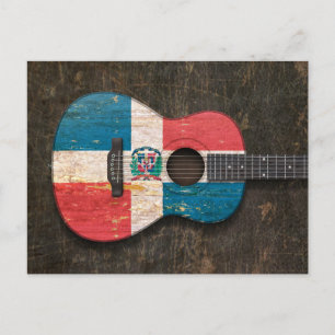 Kratzer-Gitarre der Dominikanischen Republik Postkarte