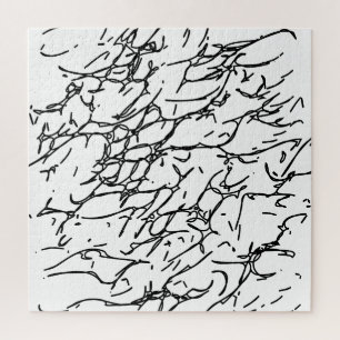 Kratzer in Schwarz und Weiß - 1