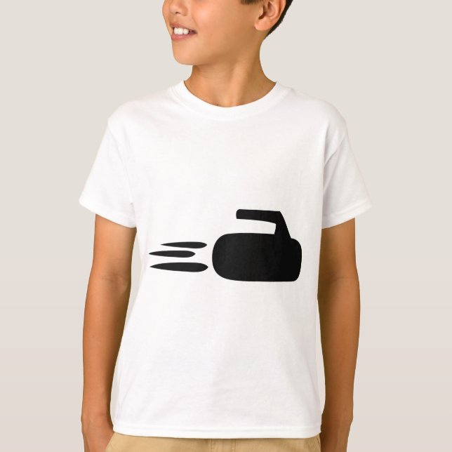 kräuselnde Steinikone T-Shirt (Vorderseite)