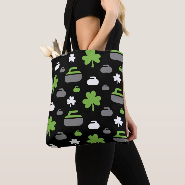 Kräuselnfelsen und Kleeblatt-Taschen-Tasche Tasche (Von Nahem)
