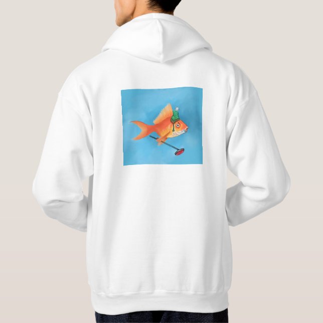 KräuselnGoldfisch (hinter) Hoodie (Rückseite)