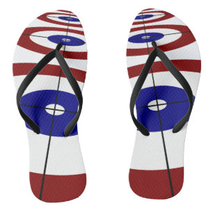 Kräuselnringe drehen Reinfälle um Flip Flops
