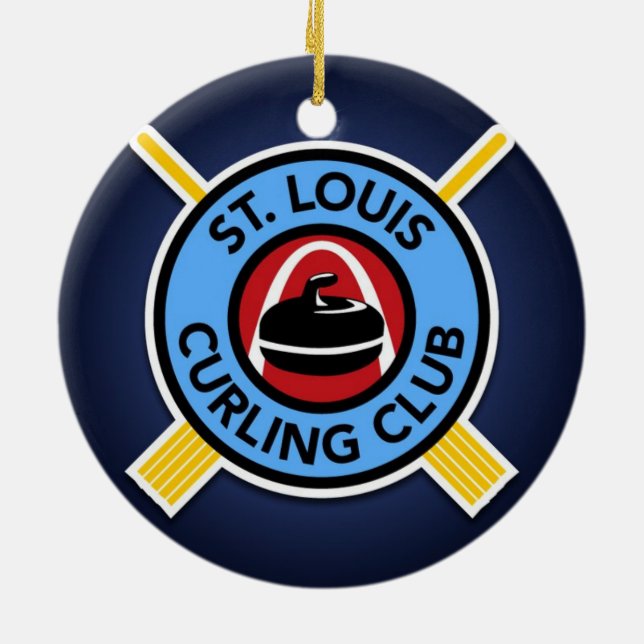 Kräuselnverein St. Louis Keramikornament (Hinten)