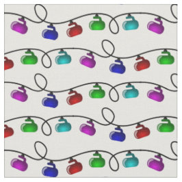 Kräuselnweihnachtslicht-Gewebe - Weiß Stoff