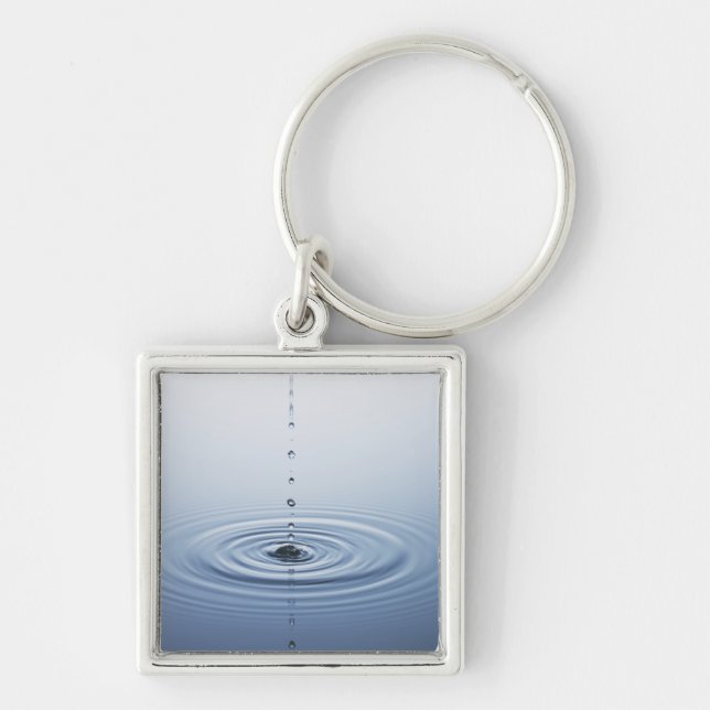 Kräuselung auf Wasser Schlüsselanhänger (Vorne)