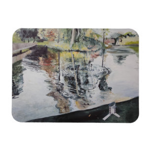 Kräuselungen und Birdhouse Kew Gärten 2014 Magnet