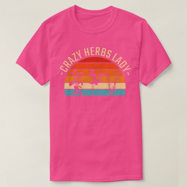 Kräuter Pflanze Gartenbau T-Shirt (Design vorne)
