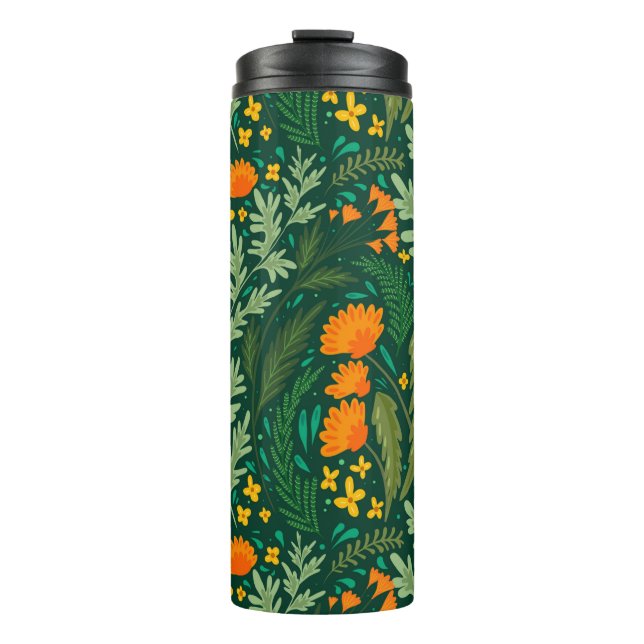 Kräuter und Blume der Felder Thermosbecher (Vorderseite)