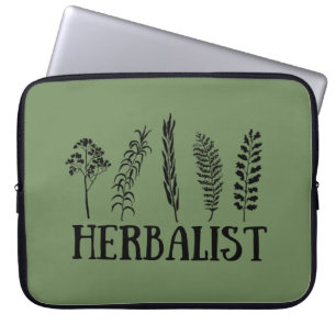 Kräuterarten Laptopschutzhülle