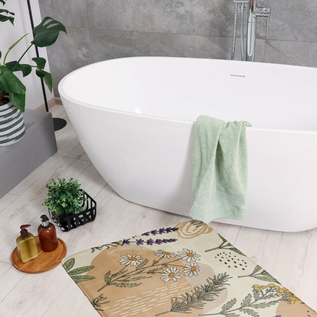 Kräuterblüten Badematte (Von Creator hochgeladen)