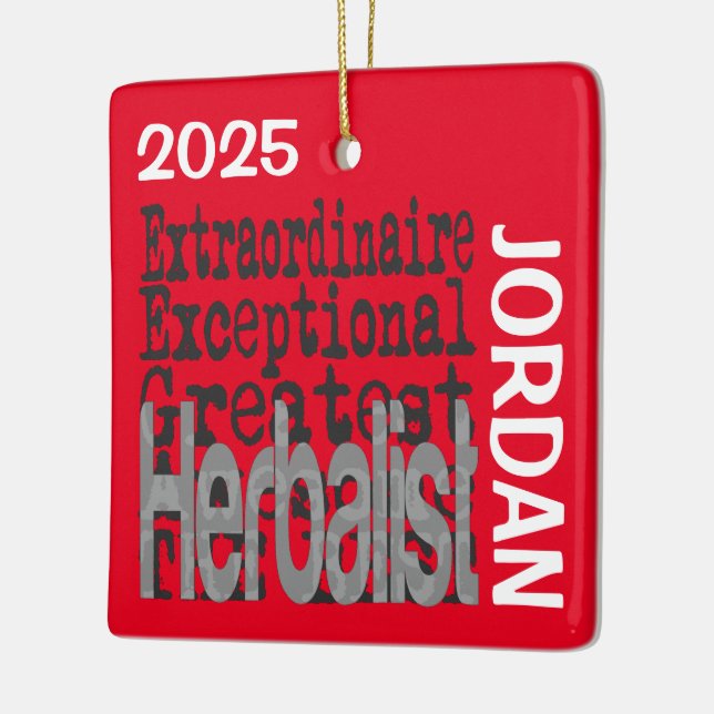 Kräuterextraordinaire CUSTOM Keramikornament (Links)