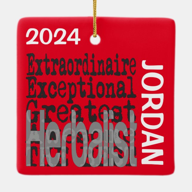 Kräuterextraordinaire CUSTOM Keramikornament (Rückseite)