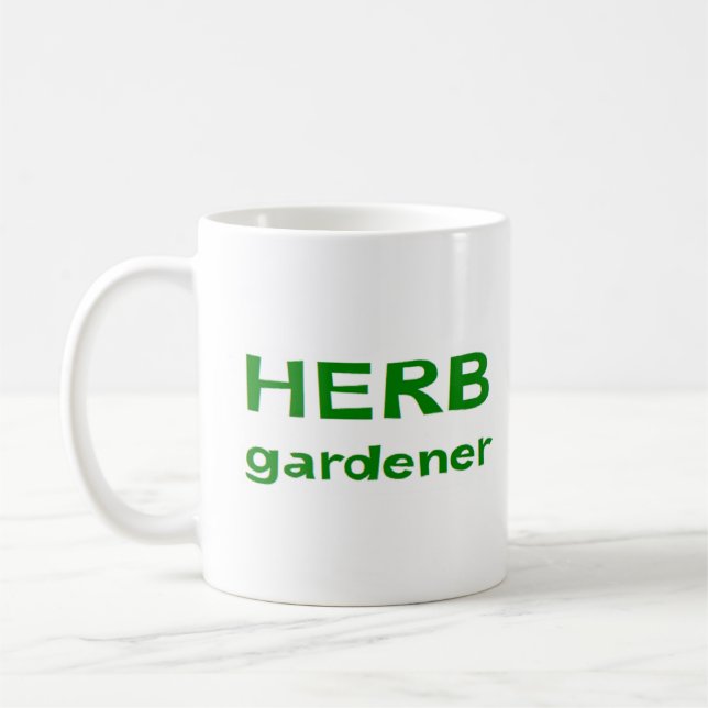 Kräutergartenkaffee-Tasse Kaffeetasse (Links)
