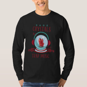 Kräuterkarren und Heilkristalle und Kristallplatte T-Shirt
