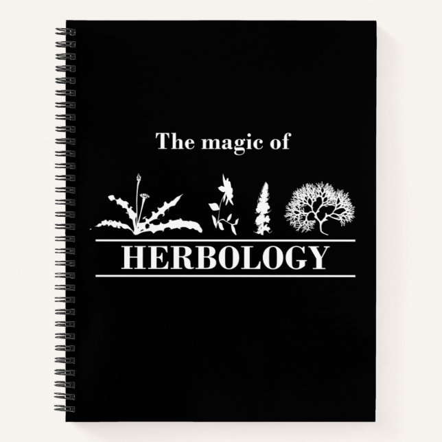 Kräuterkräuterherbalismus Notizbuch (Vorderseite)