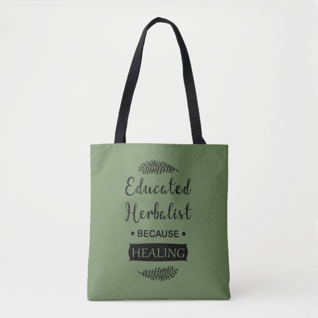 Kräuterkunde Tasche (Vorderseite)