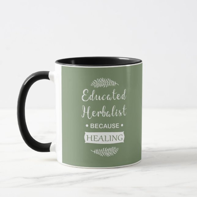 Kräuterkunde Tasse (Links)